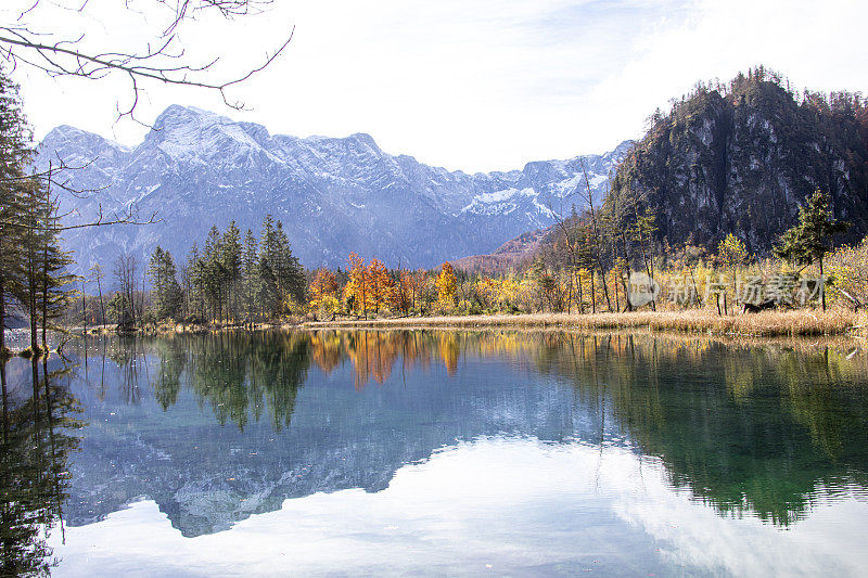 Almsee Grünau im Almtal Salzkammergut